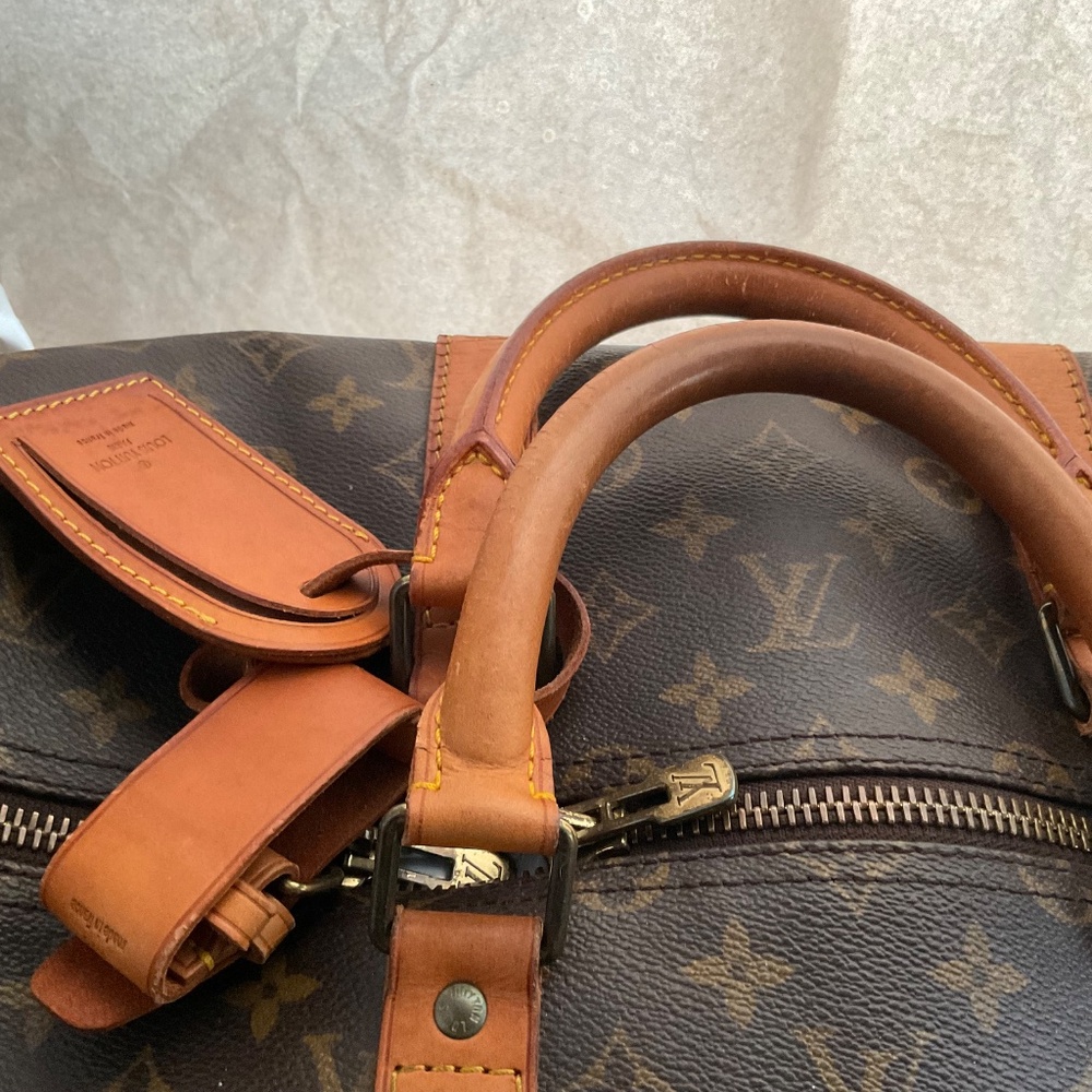 LOUIS VUITTON Monogram Canvas Keepall 55 M1884 Authentic Vintage - Picture 6 of 14